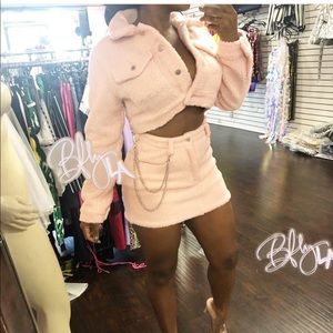 2 piece jacket and skirt set